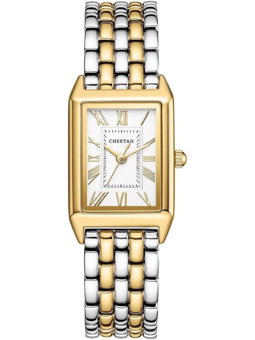 Vintage Cheetah Print Women's Bracelet Watch - Stylish Fashion Accessory